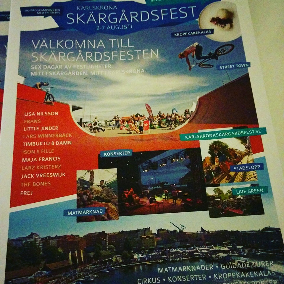 Karlskrona skärgårdsfest Futurepromotion